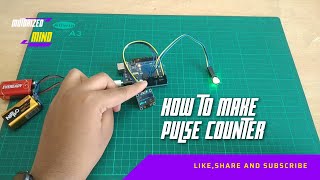 How To Make Pulse Counter Using Arduino Unomotorized Mind