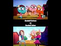 Gumball  cartoon version vs anime version fyp theamazingworldofgumball tawog anime edit