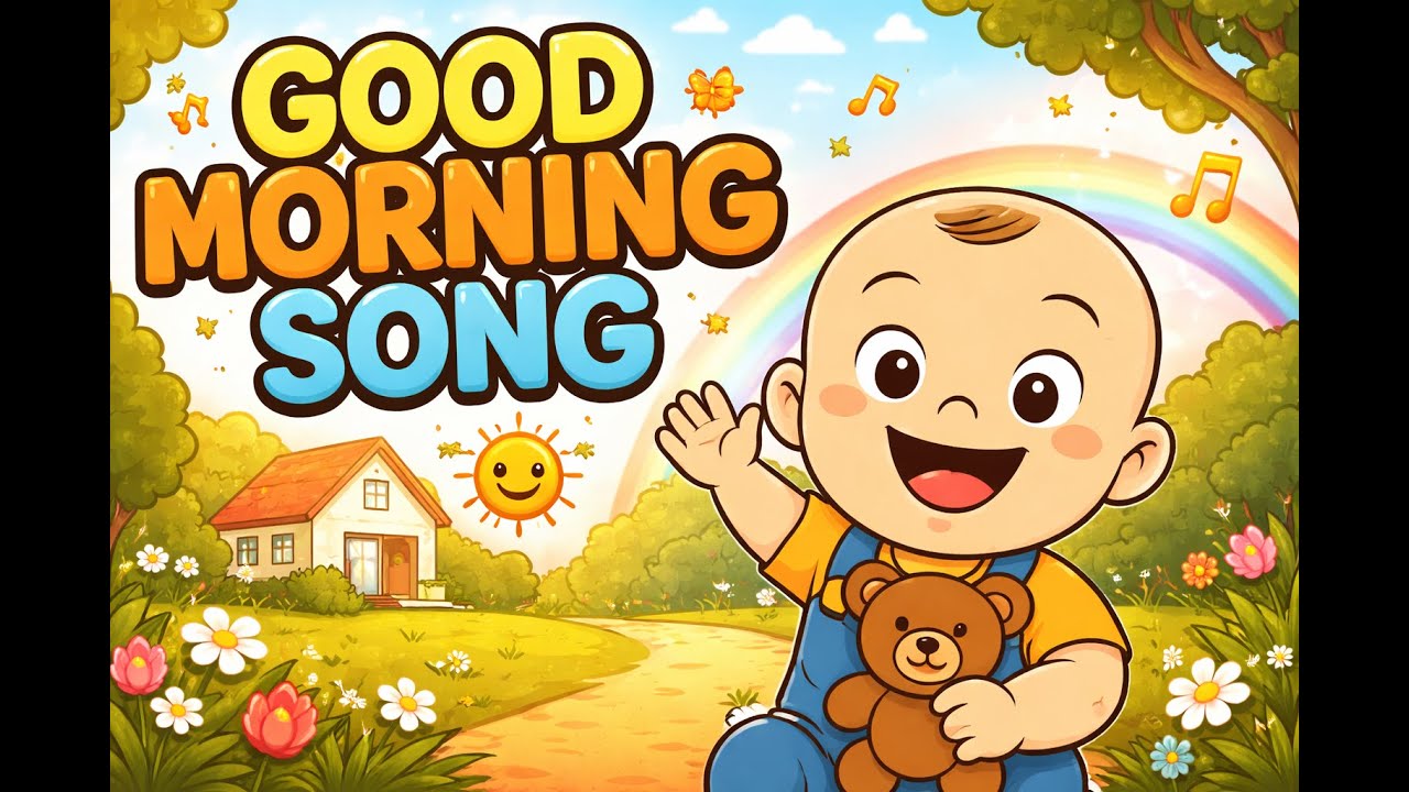 Good Morning Song | LittleSun TV | Kids Morning Routine Song