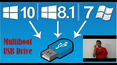 MULTIBOOT  USB DRIVE  with Windows 7,8.1,10