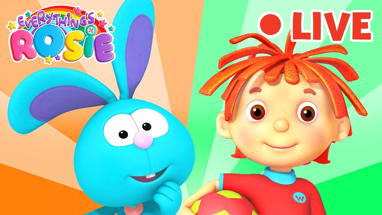 🔴 LIVE | 11 Hours Non-Stop Cartoons | Everything's Rosie