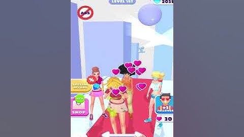 Makeover Run All Levels Android,iOS Gameplay Level #151-152 #shorts