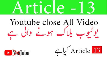 What is Article 13 Explained for YouTube & Video Creators 13  Burning Questions #SaveYourInternet