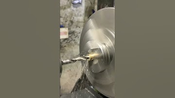 Best drilling process in lathe machine #hardwork #mechanical #engineering #youtubeshorts #cnc#shoert