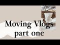 MOVING VLOG PT.1 | flat tours, diy & dad help