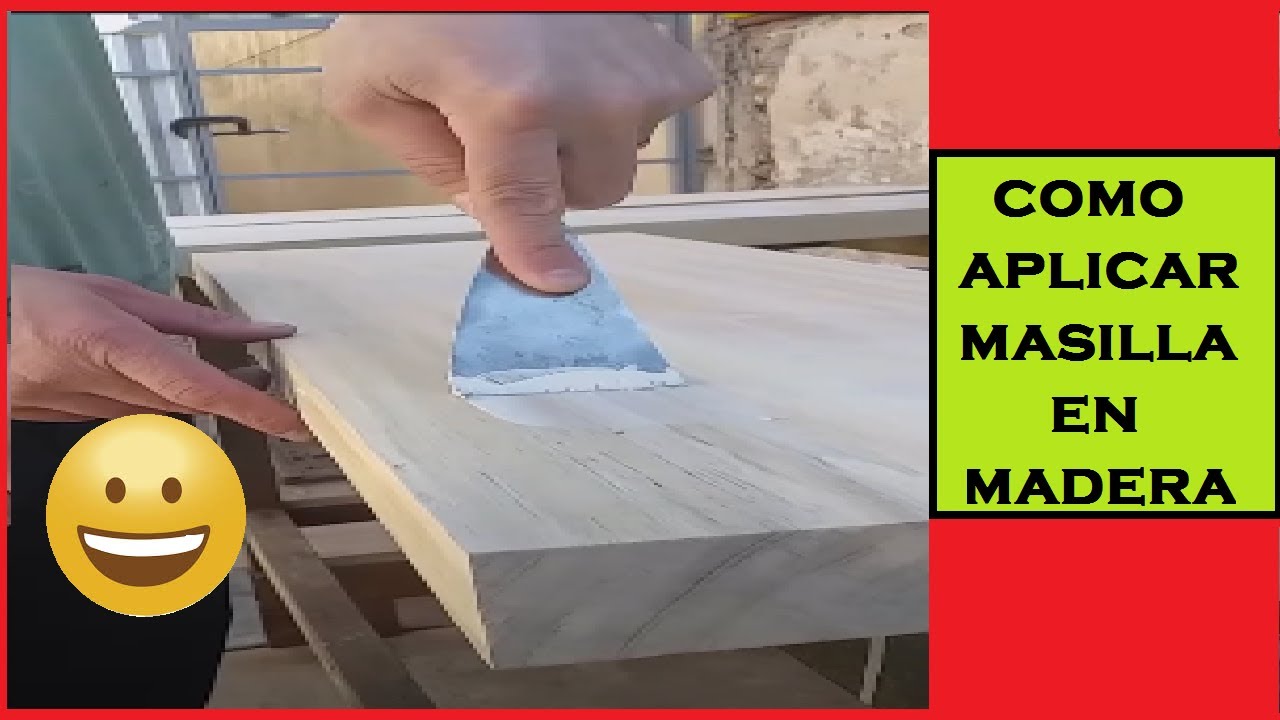 Como aplicar masilla a madera - MECANOPEDIA POPULAR 