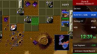 Dune 2 (Sega) IL Speedrun - Atreides mission 9 (27:54.89)