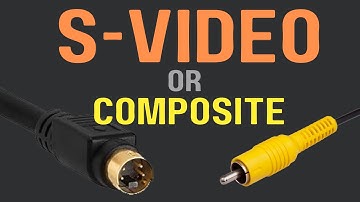 S-Video is better than Composite: here