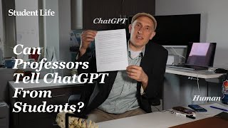 Can Professors Tell ChatGPT Papers From Student Papers?