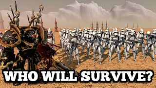 100 Stormtrooper vs. Chaos Terminator? [Star Wars vs. Warhammer 40k] | Cinematic