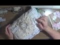 Fabric/Lace Book Binding Tutorials #1 - Two Methods :)
