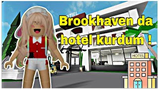 Brookhavenda hotel kurdum Türkler bayıldı! Roblox Brookhaven