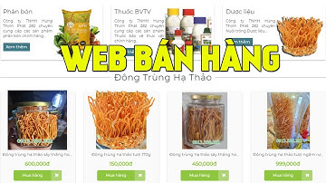 Bài 5 Hướng dẫn cách đăng sản phẩm bán hàng lên website - Giáo trình làm web bán hàng