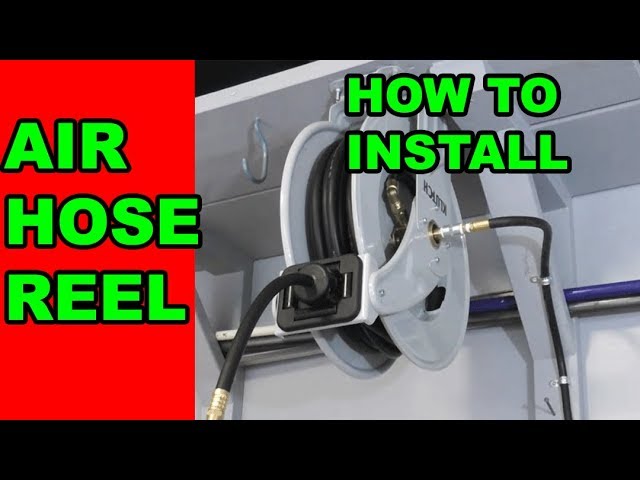 Northern Tools Air Hose Reel - HOW TO INSTALL & REVIEW 