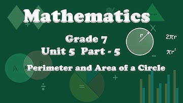 Grade 7 Mathematics Unit 5 Part 5: Perimeter and Area of A Circle
