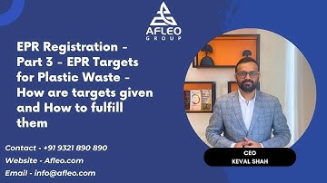 EPR Registration CPCB | Plastic Waste |  Part 3 - EPR Targets and Different Ways to fulfil them?