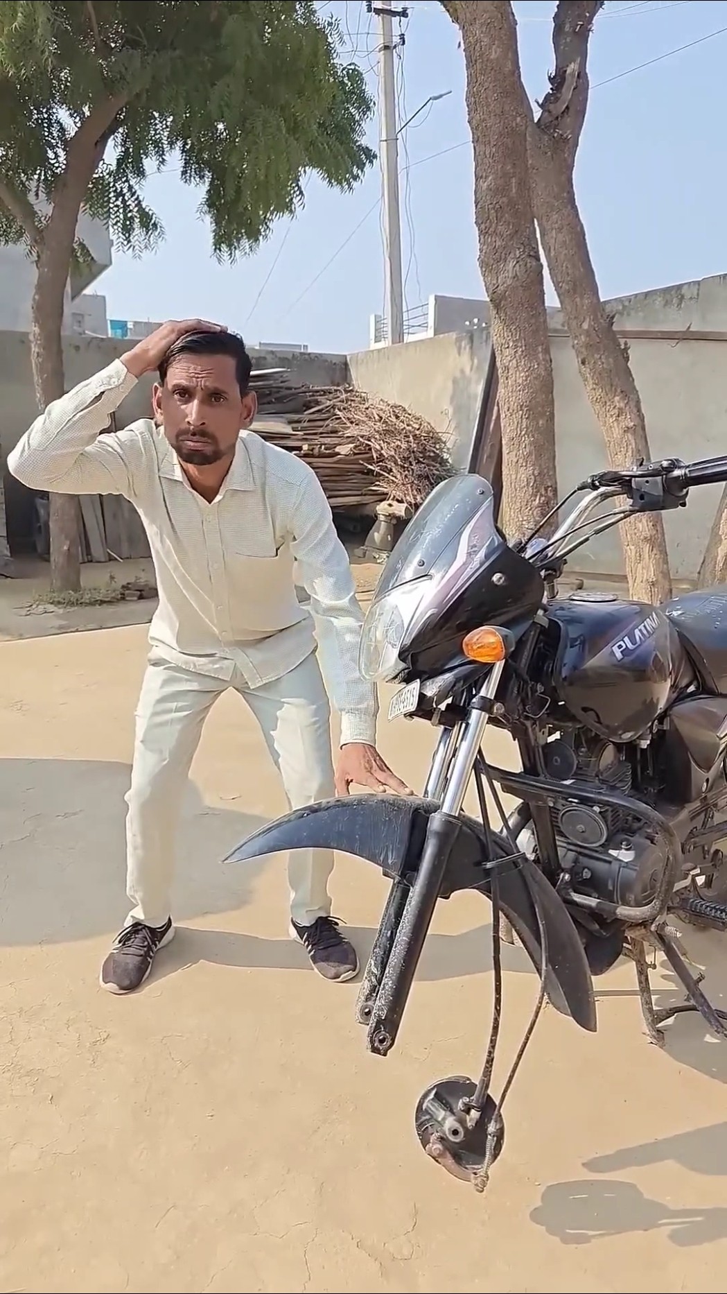 Shantanu Ne Meri bike ka kya hal Kar Diya ?? #shorts