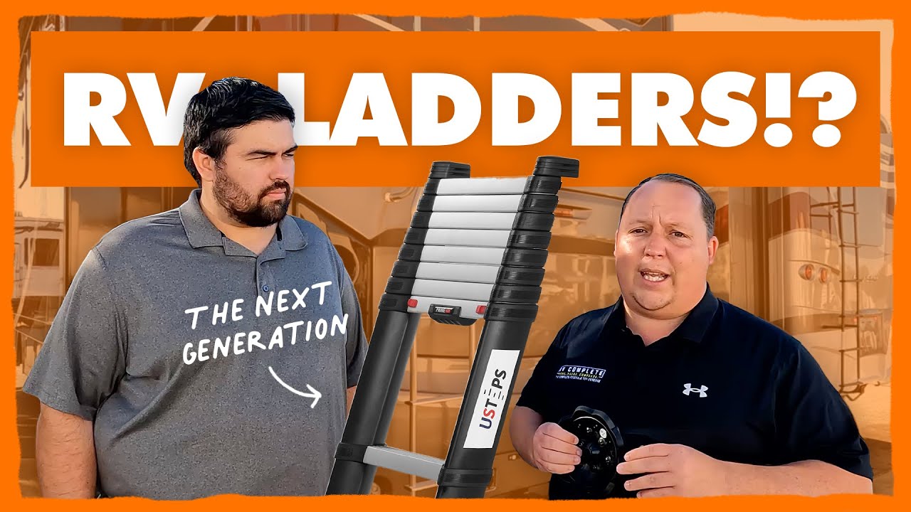 Strongest and safest telescopic ladder on the market - USTEPS