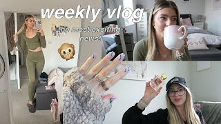 EXCITING NEWS + FILMING AT UNI | WEEKLY VLOG