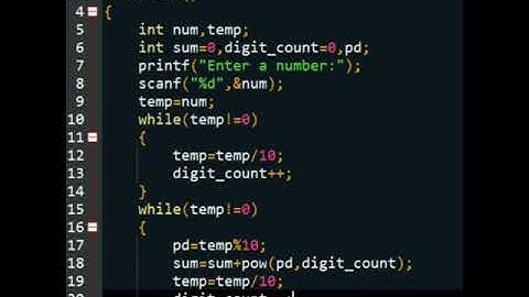 #C 17 To Print Disarium number in C || computer programming || #shorts #coding #programming