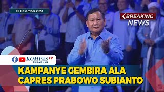 Kampanye Gembira Ala Capres Prabowo Subianto di Sentul: Panggil Saya "Mas Bowo"