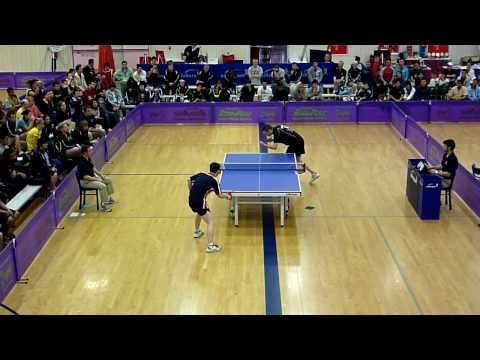 Mark Hazinski vs YanJun Gao - MS Final Game 7, 2010 NCTTA College Table Tennis Championships