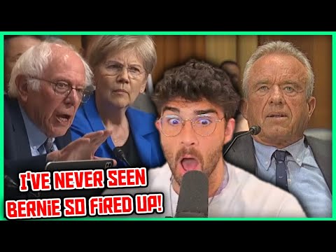Thumbnail for Bernie Sanders TEARS INTO RFK in Congressional Debate | Hasanabi Reacts