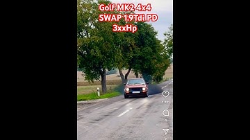 💥#vw #golf #mk2  #tdi 3xxHp #music #exhaust #diesel power #sound #melody #king  #racing #slovakia