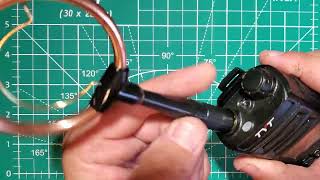 Dual Band Loop Antenna  |  A Look At The Loop Antenna For Ham Radio HT's Atu 2 0 Loop Antenna