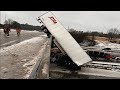 TOP Trucks Hitting Bridges/ TRUCKS SMASHING INTO BRIDGES/ Extremely DANGEROUS Truck Crashing &amp; Fails