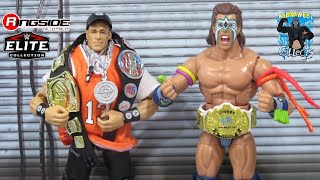 WWE Mattel From The Vault Ringside Collectibles Elite Series 1 Ultimate Warrior & John Cena Review!