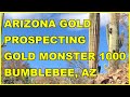Arizona Gold Prospecting | Bumble Bee,  AZ | Minelab Gold Monster 1000
