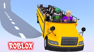 Tehlikeli Yollarda Okul Otobüsü Sürdük Roblox Dangerous School Bus Driving