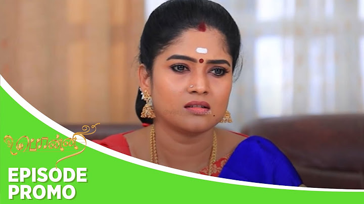Ponni | Episode Promo 2 | 20th July 2024