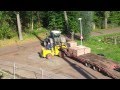Knikmops Km250 unloading in hoogstraten