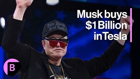 Elon Musk Buys $1 Billion Worth of Tesla Stock