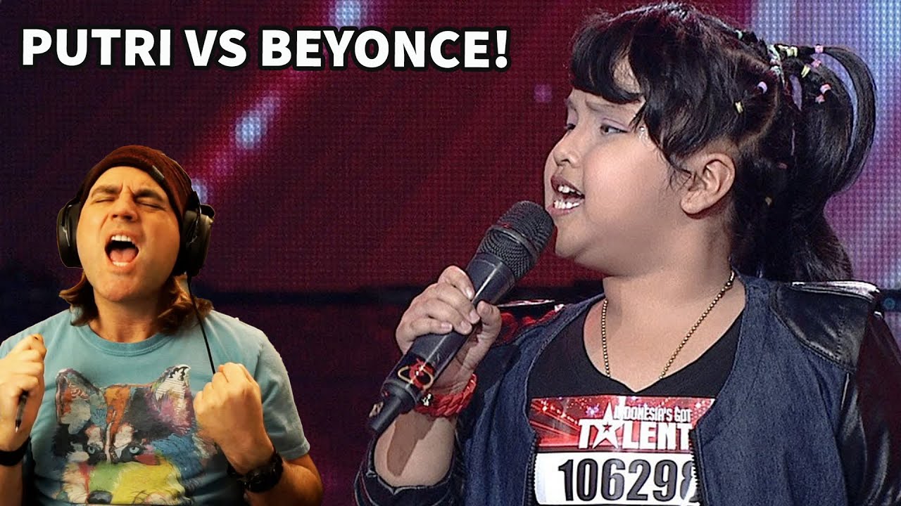 Putri Ariani Reaction - Beyonce Listen - Indonesia’s Got Talent 2014 - GOLDEN BUZZER WINNER