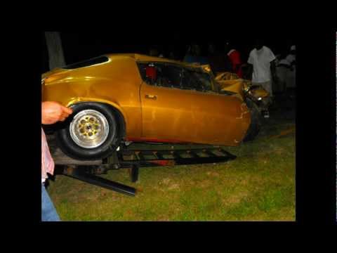 BIG CRASH @ HUB CITY DRAGWAY