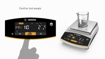 Laboratory balance - Entris II from Sartorius - application: statistics