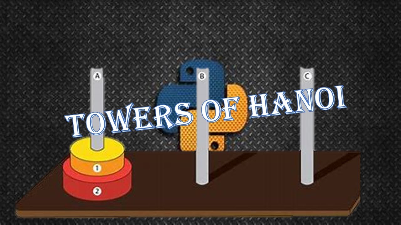 Puzzles - Towers of Hanoi - Python - YouTube