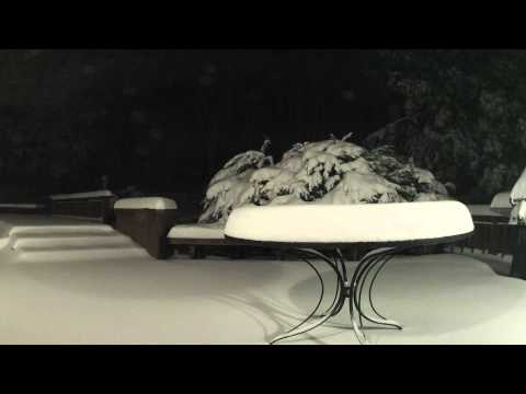 Sneeuwstorm Nemo Time-lapse Connecticut 2013