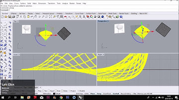 Rhinoceros 6 tutorial #flow along surface