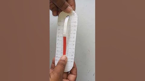 How to make paper Thermometer  #thermometer #schoolprojects #mercurythermometer