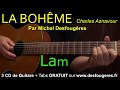 LA BOHÊME - Aznavour - Démo pour mes élèves (et pour les autres ;o)