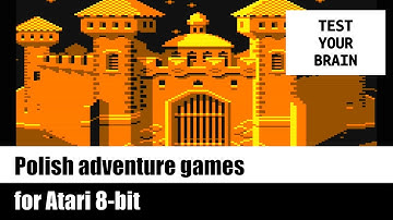 🏝️ Polish adventure games for Atari 8-bit (800XL/65XE/130XE/800XE) (cult classic games)