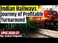 Indian Railways’ Success Story: How Indian Railways Became Profitable | Studyiq