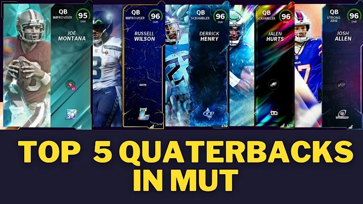 TOP 5 QUARTERBACKS IN MUT THAT YOU MUST HAVE (Madd...