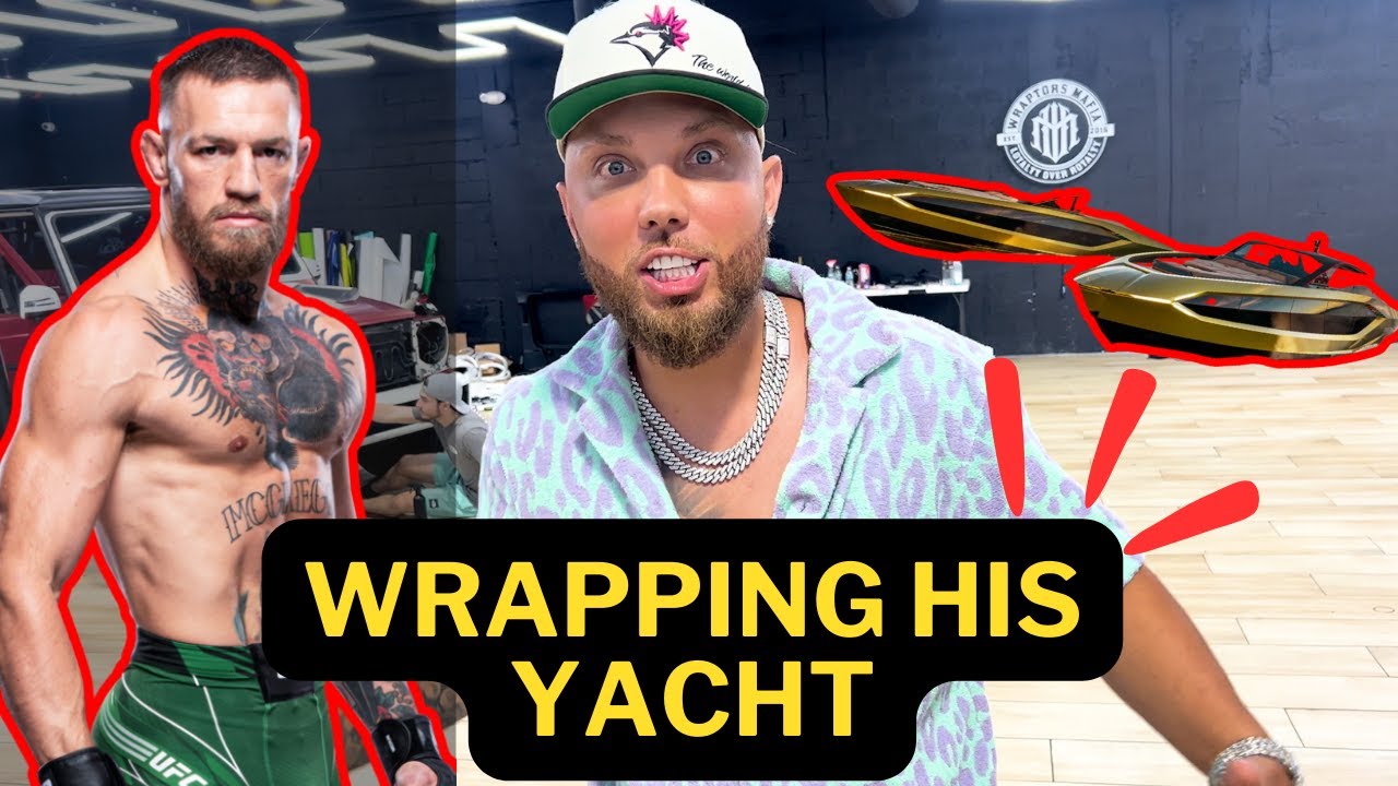 Wrapping Conor McGregor's Lamborghini YACHT? | Wraptors Weekly (S3E8)