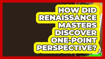 How Did Renaissance Masters Discover One-point Perspective? - Drawing and Painting Academy