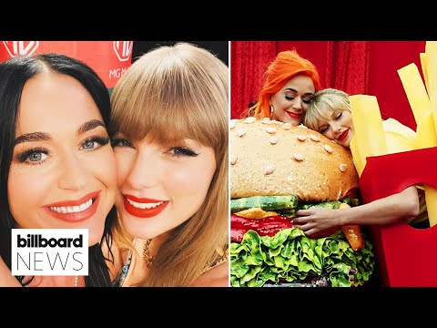 Katy Perry Attends Taylor Swift's 'Eras Tour' & Sings "Bad Blood" | Billboard News